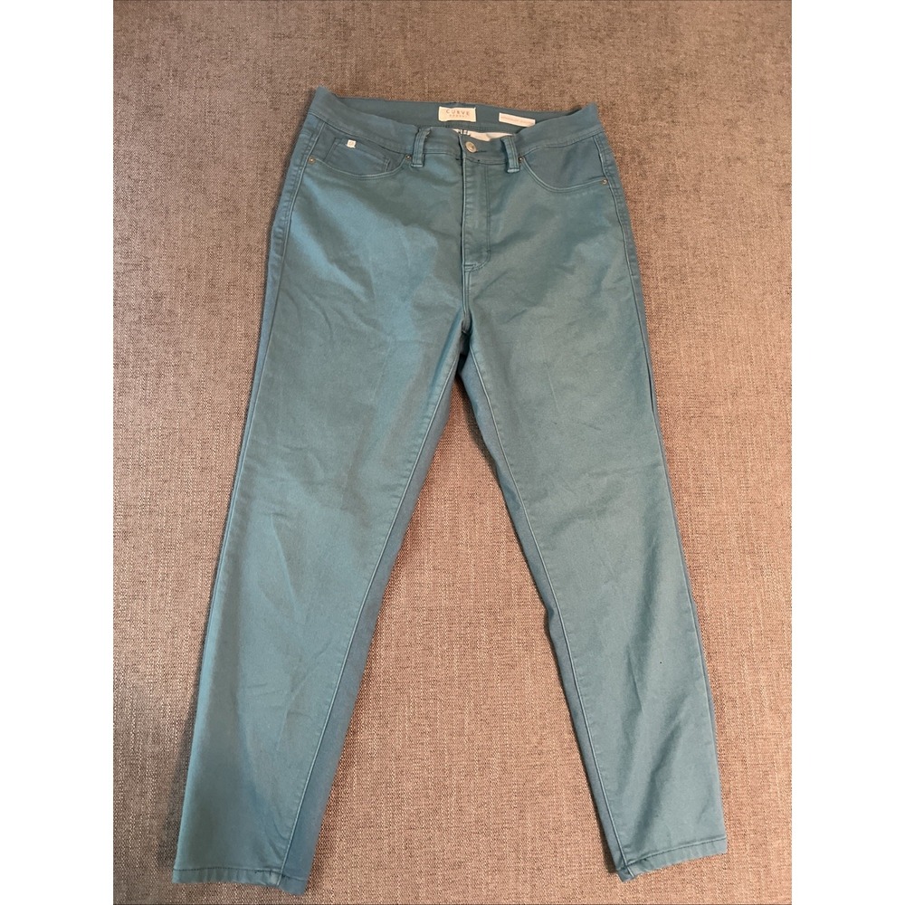 Curve Appeal Jeans Womens 30x26 Mid-Rise Stretch Blue Comfort Minimalist Jegging